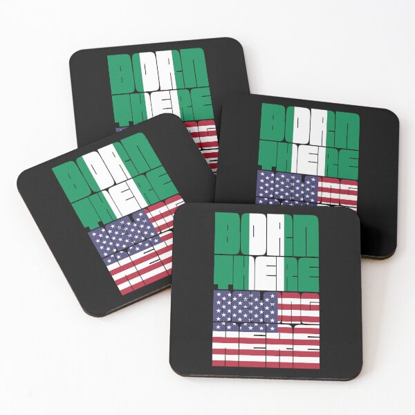 Item preview, Born Nigeria Belong American designed and sold by FlagX.