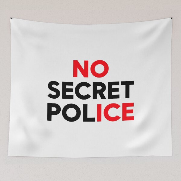 Item preview, Abolish ICE - No Secret Police designed and sold by PixVib.
