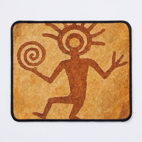 Item preview, Kokopelli Inspired Dancing Figure designed and sold by TinCatOutPost.