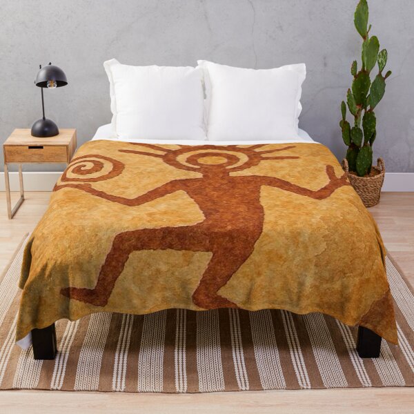 Item preview, Kokopelli Inspired Dancing Figure designed and sold by TinCatOutPost.