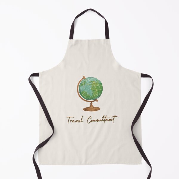 Item preview, Travel Consultant Typography with Painted Globe Illustration designed and sold by Inkworksbyshery.
