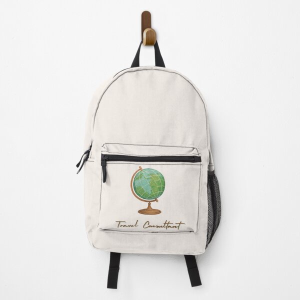 Item preview, Travel Consultant Typography with Painted Globe Illustration designed and sold by Inkworksbyshery.