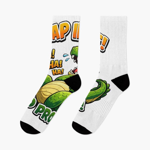Item preview, Snap Into It – Funny Laughing Crocodile Cartoon Design designed and sold by EpicwaveDesigns.