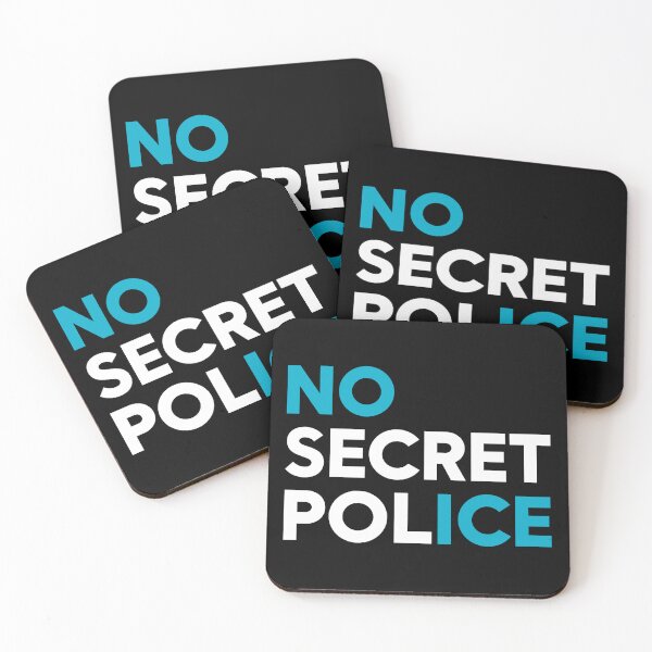 Item preview, No Secret Police - Abolish ICE Protest designed and sold by PixVib.