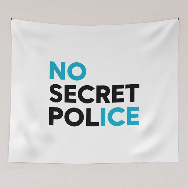 Item preview, No Secret Police Abolish ICE - FDT designed and sold by PixVib.
