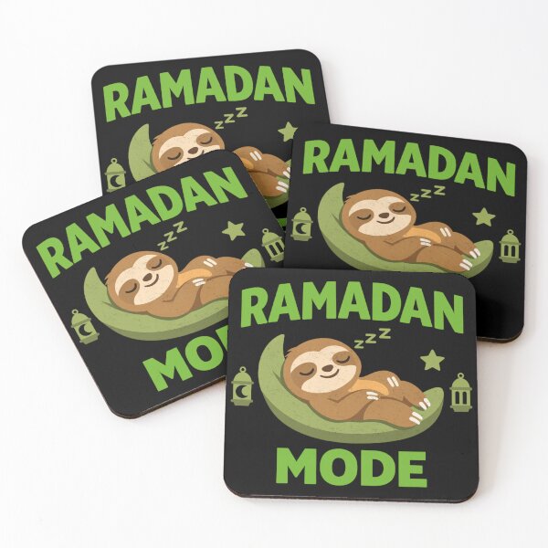 Item preview, Ramadan Mode Sleepy Sloth Humor designed and sold by FreshVibe Prints.