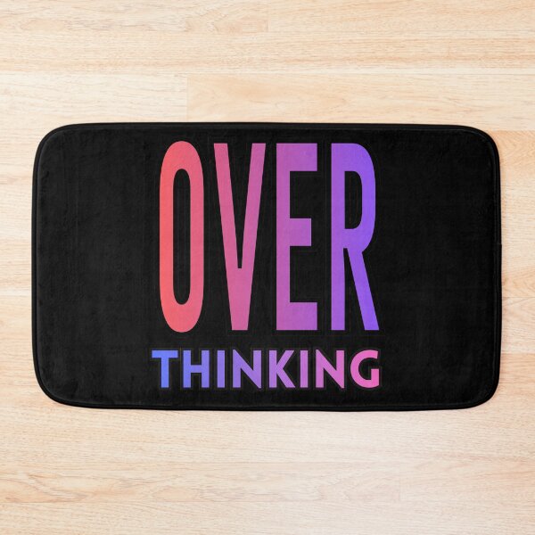 Item preview, Overthinking Bold Pop Art Typography designed and sold by A-Szczesniak.