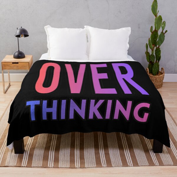 Item preview, Overthinking Bold Pop Art Typography designed and sold by A-Szczesniak.