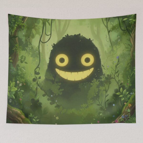 Item preview, Eerie Forest Creature - Dark Anime Watercolor Monster Art designed and sold by Fox Trove Of Ideas.