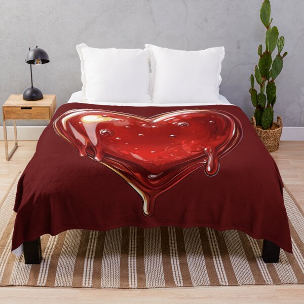 Item preview, Heart №14 Glossy Red Liquid Jam Heart Drip designed and sold by SyberGen.