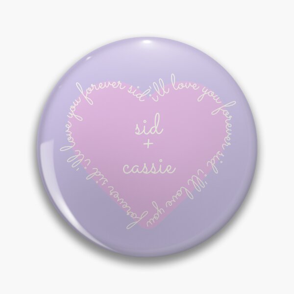 Item preview, I'll love you forever Sid and Cassie heart designed and sold by notcooljimmysteve.
