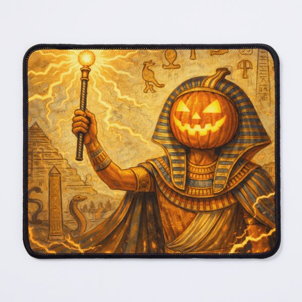 Item preview, Headless Horseman Pharaoh Sorcery – Halloween Fantasy Art designed and sold by TheHorsemanRidesAgain.