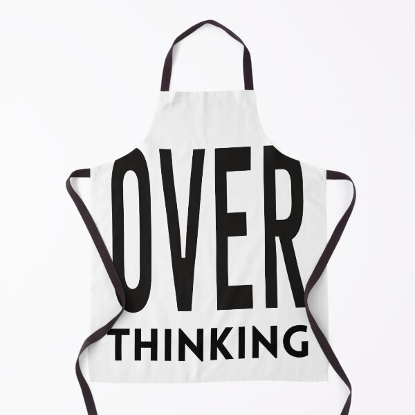 Item preview, Overthinking Classic Minimalist Black designed and sold by A-Szczesniak.