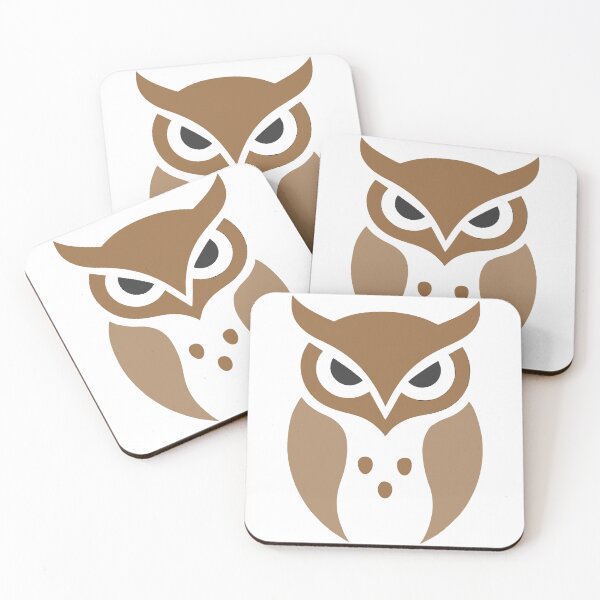 Item preview, Minimalist owl in earth tones designed and sold by GCE .