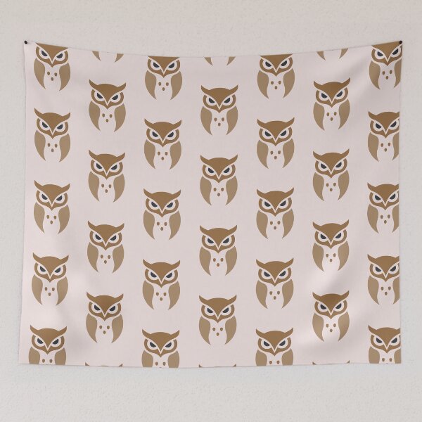 Item preview, Minimalist owl in earth tones designed and sold by GCE .