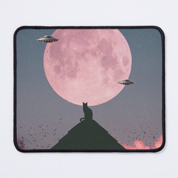 Item preview, Ufo cat fantasy art designed and sold by somi3art.