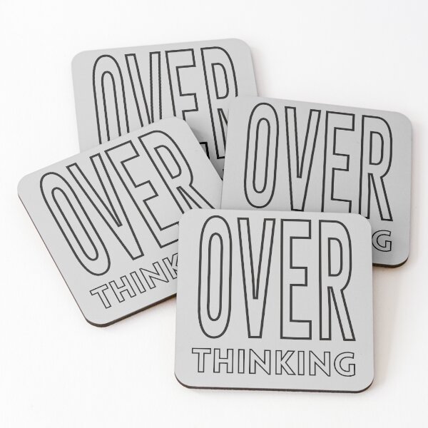 Item preview, Overthinking Subtle Outline Design designed and sold by A-Szczesniak.