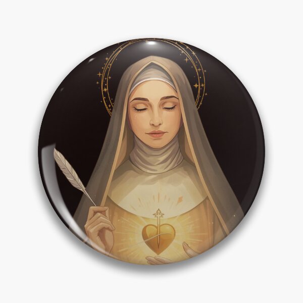 Item preview, Saint Teresa of Avila designed and sold by TwoMagpiesShop.