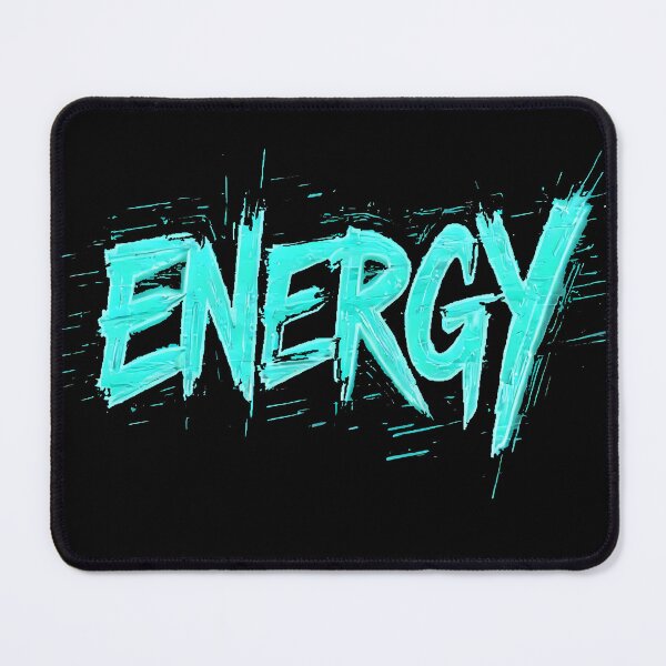 Item preview, ENERGY Neon Glitch - High Contrast Cyberpunk Typography designed and sold by etuvibes.