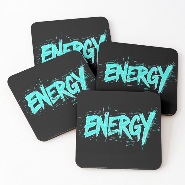 Item preview, ENERGY Neon Glitch - High Contrast Cyberpunk Typography designed and sold by etuvibes.