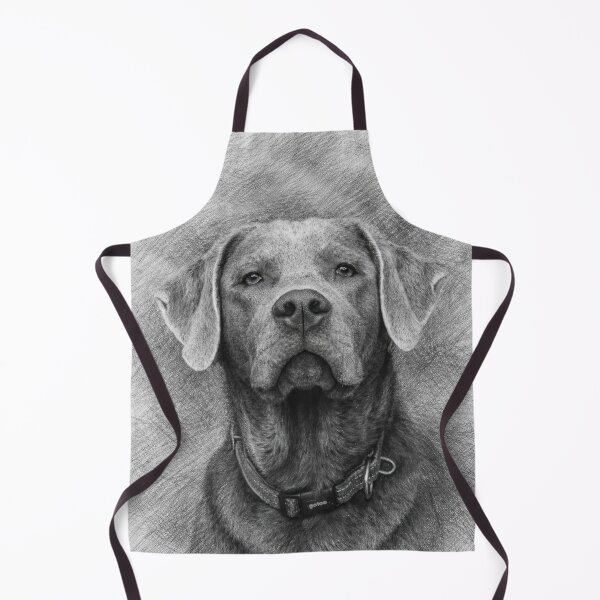 Item preview, Silver Labrador retriever in pencil style designed and sold by trickydee.