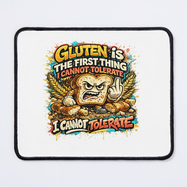 Item preview, Angry Bread Gluten Intolerance designed and sold by MKProjekty.