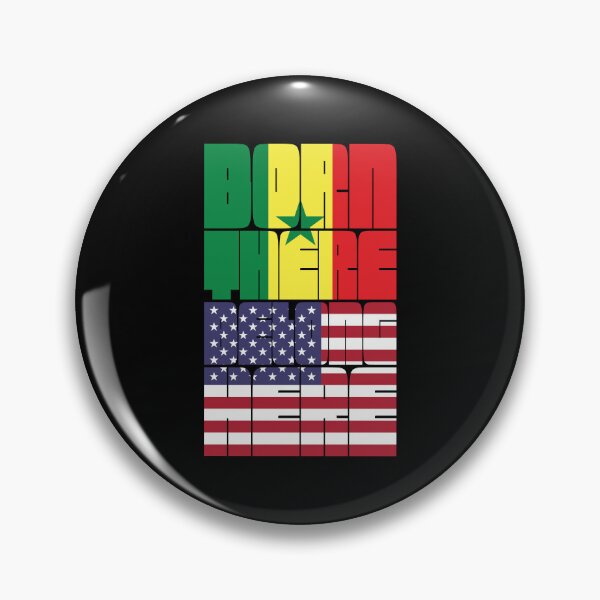 Item preview, Born Senegal Belong American designed and sold by FlagX.