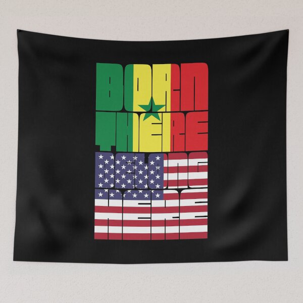 Item preview, Born Senegal Belong American designed and sold by FlagX.