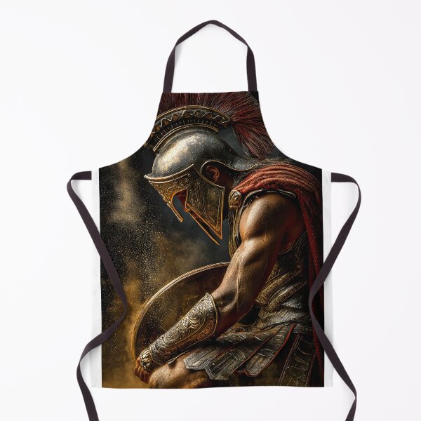 Item preview, Spartan Warrior in a Dramatic Dusty Setting designed and sold by Artessie.