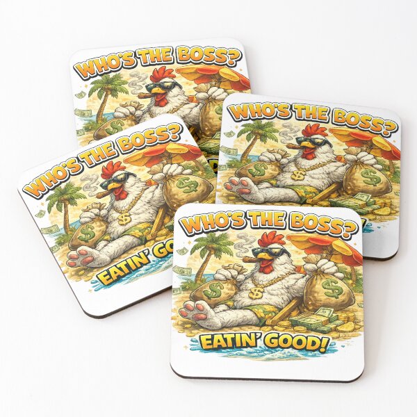 Item preview, Who’s the Boss – Eatin’ Good Funny Chicken designed and sold by EpicwaveDesigns.
