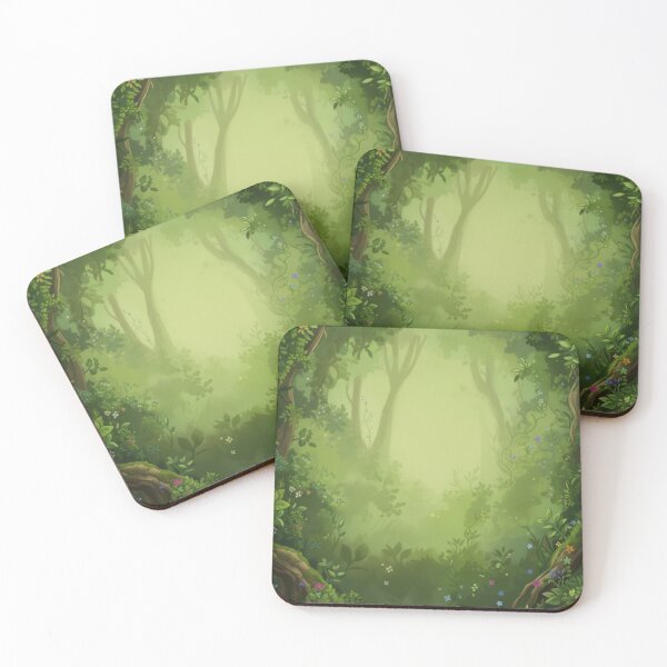 Item preview, Emerald Swamp Solitude - Moody Watercolor Forest Landscape designed and sold by Fox Trove Of Ideas.