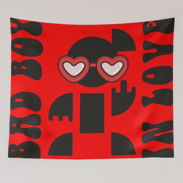 Item preview, Bad Boy in Love – Valentine’s Day Heart Glasses Illustration designed and sold by Bianormal.