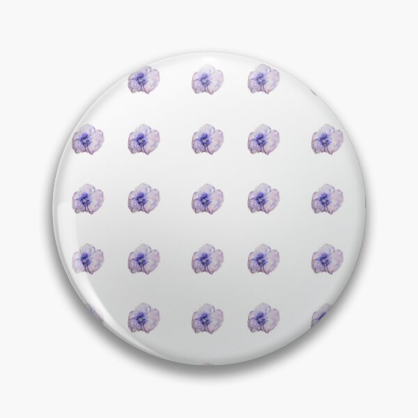 Item preview, Blue Watercolor Flower Pattern designed and sold by Kara Draws.