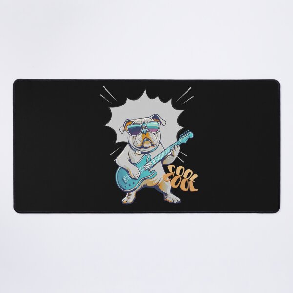 Item preview, Cool Dog Guitarist – Stylish Music Pixel Art designed and sold by Aquarius-club.