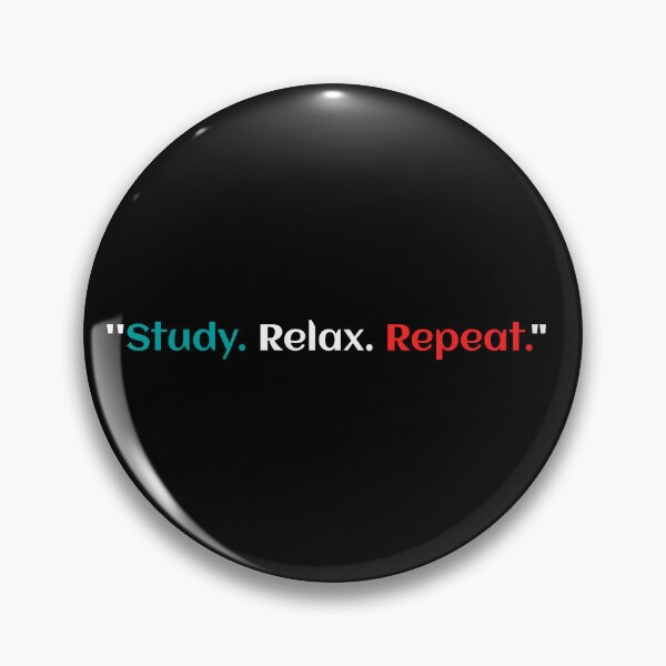 Item preview, Study. Relax. Repeat. designed and sold by TheFineShirt.