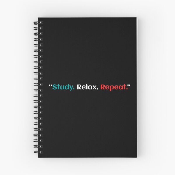 Item preview, Study. Relax. Repeat. designed and sold by TheFineShirt.