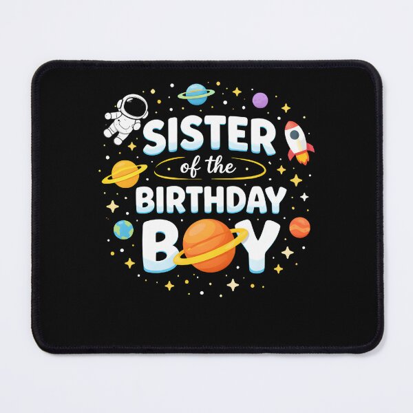 Item preview, Sister Of The Birthday Boy Birthday Party Sibling Family Space Astronaut designed and sold by Nocturnal-Vines.