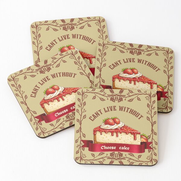 Item preview, Can't live without cheesecake designed and sold by Love-In-Every-Crumb.