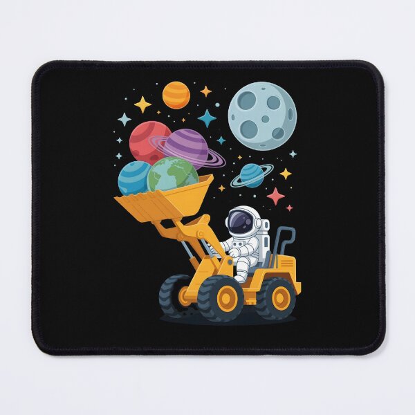 Item preview, Astronaut Moving Planets Solar System Space Universe designed and sold by Nocturnal-Vines.