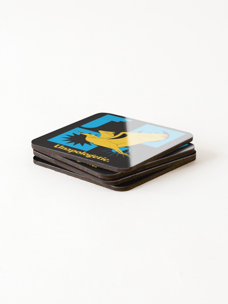 Thumbnail 4 of 5, Coasters (Set of 4), Unapologetic designed and sold by RMPtees11.