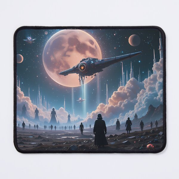 Item preview, Spaceship Galactic Journeys Epic Adventures Beyond Stars Space designed and sold by ART ATTACK ZONE.