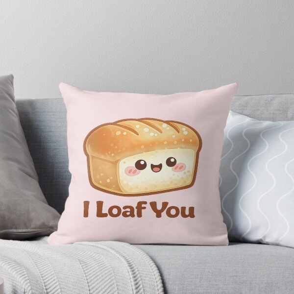 Item preview, Cute Bread — I Loaf You designed and sold by DreamMachine69.