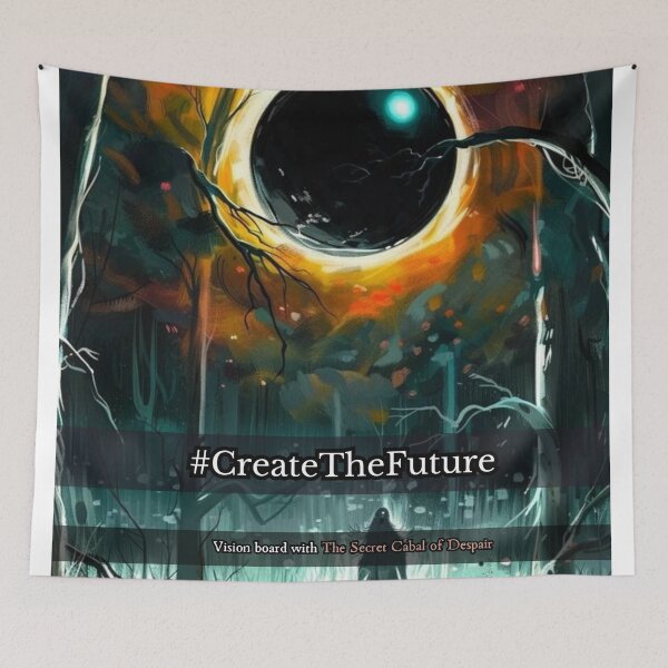 Item preview, Surreal Cosmic Portal Future Landscape Art designed and sold by The Secret Cabal of Despair.
