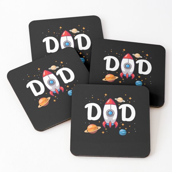 Item preview, Dad Space Rocket Planets Father Astronaut Gift designed and sold by Nocturnal-Vines.