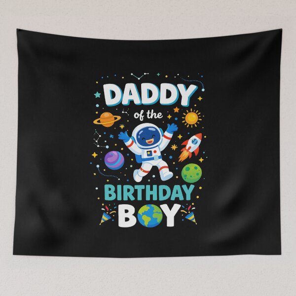 Item preview, Daddy Of The Birthday Boy Space Astronaut Father Son Celebration designed and sold by Nocturnal-Vines.
