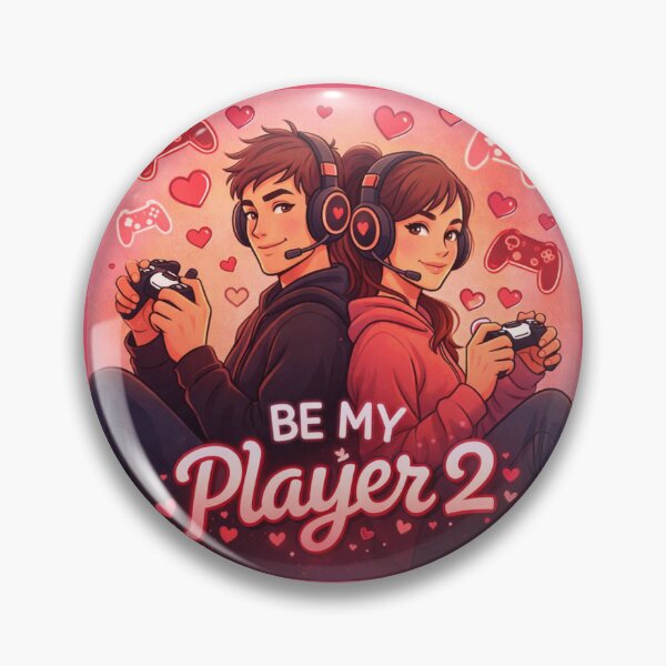 Item preview, Be My Player Two designed and sold by ArgentoArt.