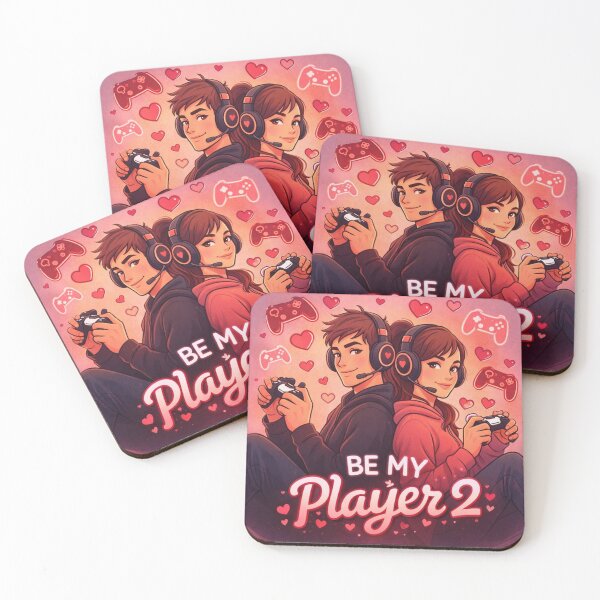 Item preview, Be My Player Two designed and sold by ArgentoArt.