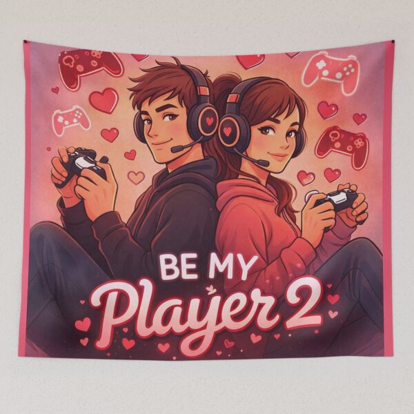 Item preview, Be My Player Two designed and sold by ArgentoArt.