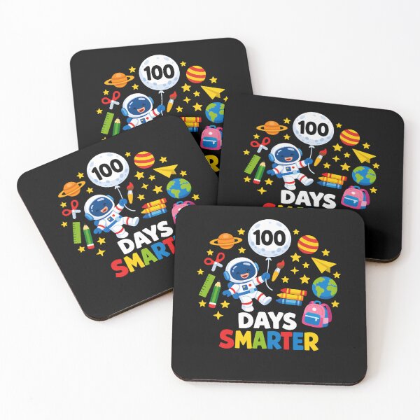 Item preview, 100 Days Smarter 100th Day Of School Kindergarten Teacher Student Astronaut designed and sold by Nocturnal-Vines.