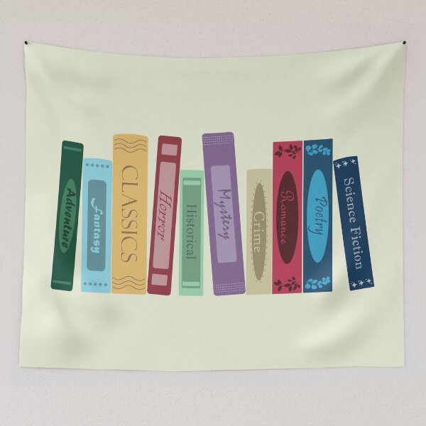 Item preview, Book Lover - Genres designed and sold by Mari-Design-Art.